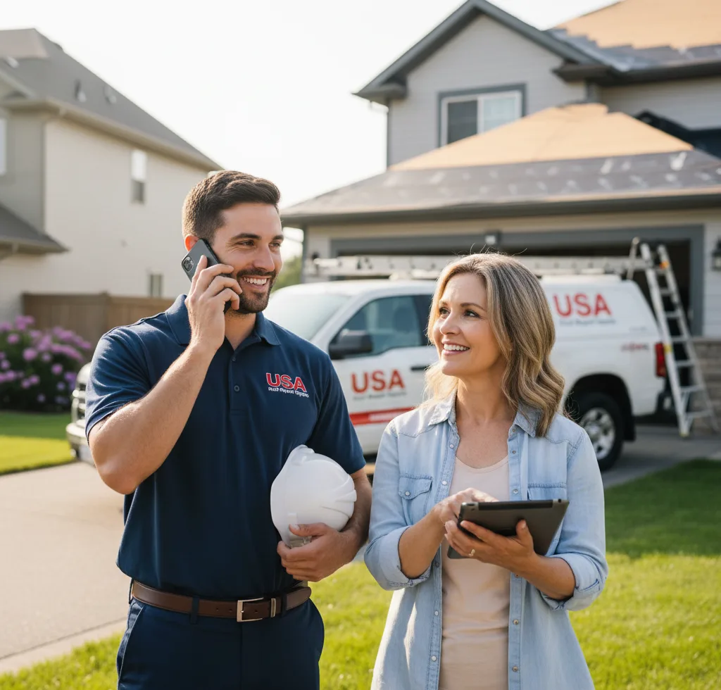 USA Roof Repair Experts customer support in Anaheim